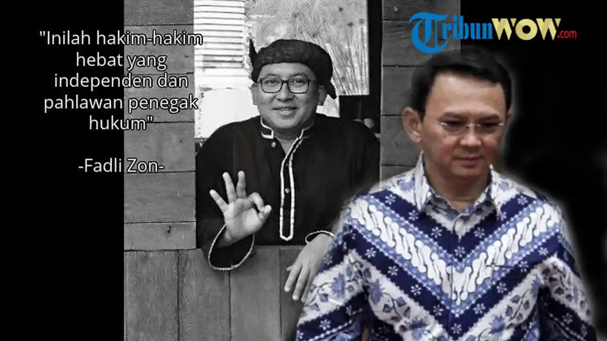 Kata Fadli Zon soal Peluang Ahok Cawapres 2019