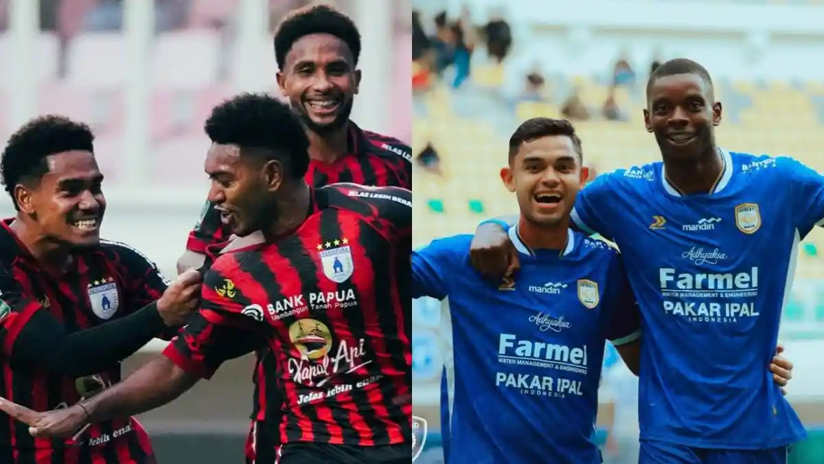 Hasil Babak 1 Persipura Vs Adhyaksa FC: Sangat Sengit, Mutiara Hitam Lengah di Menit-menit Akhir
