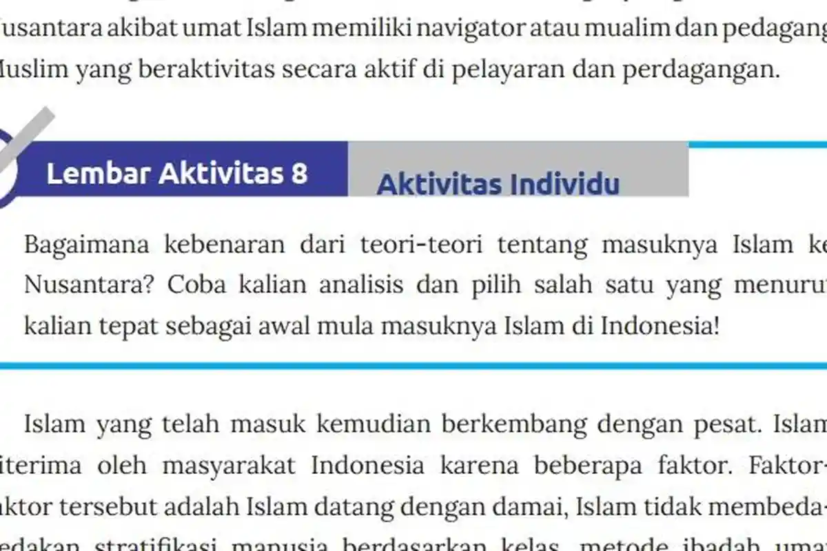 Jawaban Soal IPS Kelas 7 Semester 2 Halaman 154 Kurikulum Merdeka, Lembar Aktivitas 8