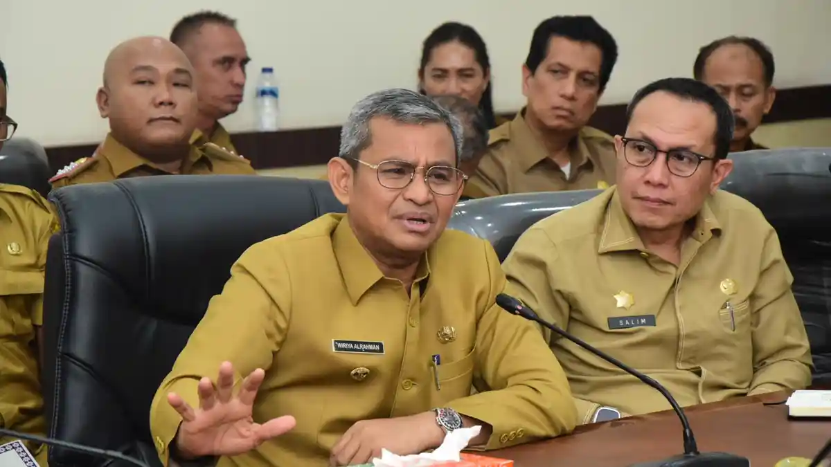 Pj Bupati Deli Serdang Exit Meeting Bersama BPK RI Perwakilan Provinsi Sumatera Utara