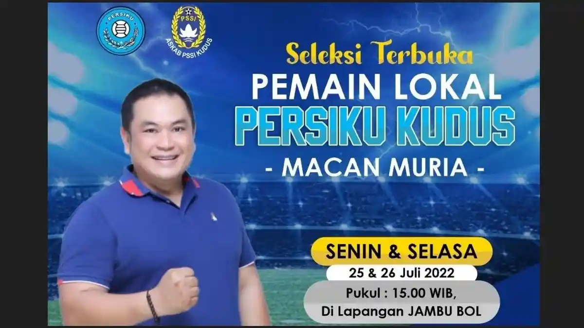 Seleksi Terbuka Skuad Persiku Kudus akan Dilaksanakan Senin Depan, Mayoritas Pelamar dari Luar Kota