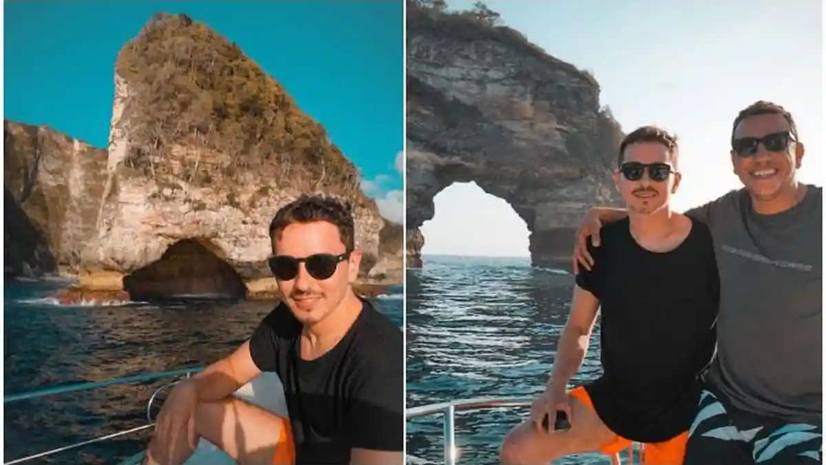 Potret Liburan Jorge Lorenzo di Nusa Lembongan