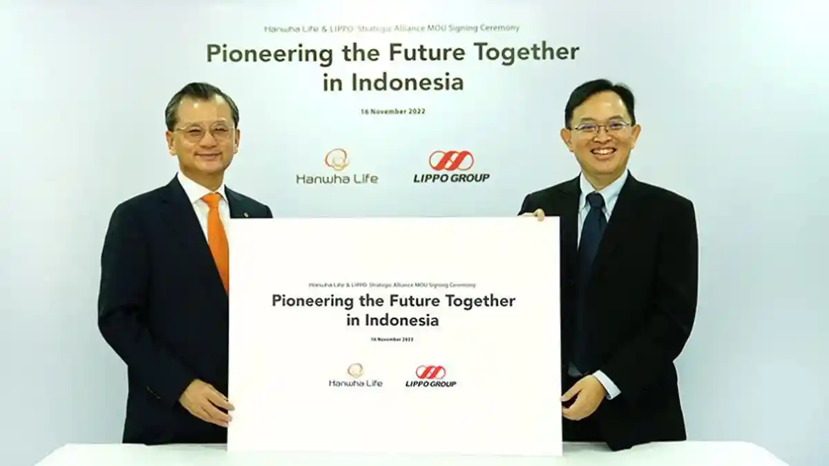 Hanwha Life dan Lippo Group Lakukan Kerja Sama Strategis Berbagai Sektor