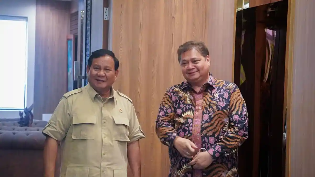 Pertemuan Empat Mata Airlangga dan Prabowo, Ini yang Dibahas Selama Satu Jam Lebih