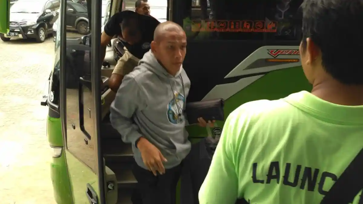 Skuat Lampung Sakti FC Mulai Masuki Stadion