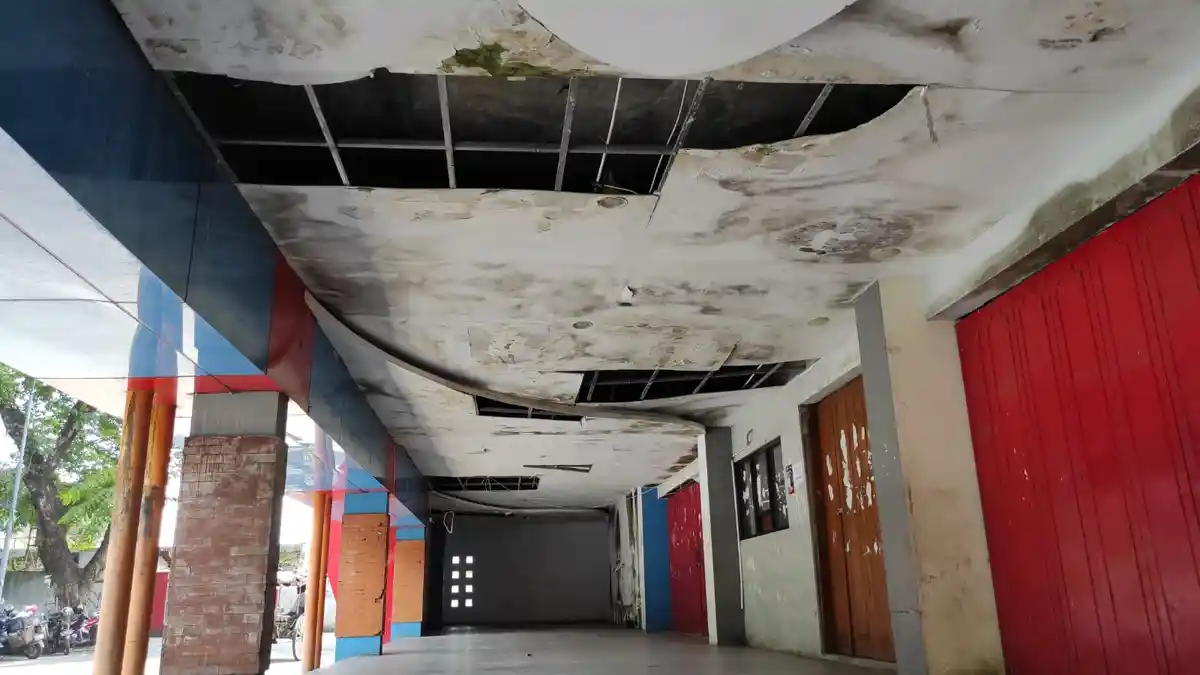 Perbaikan Plafon GOR Bung Karno Kudus Rp 200 Juta, Ditarget Rampung Sebelum Porprov Jateng