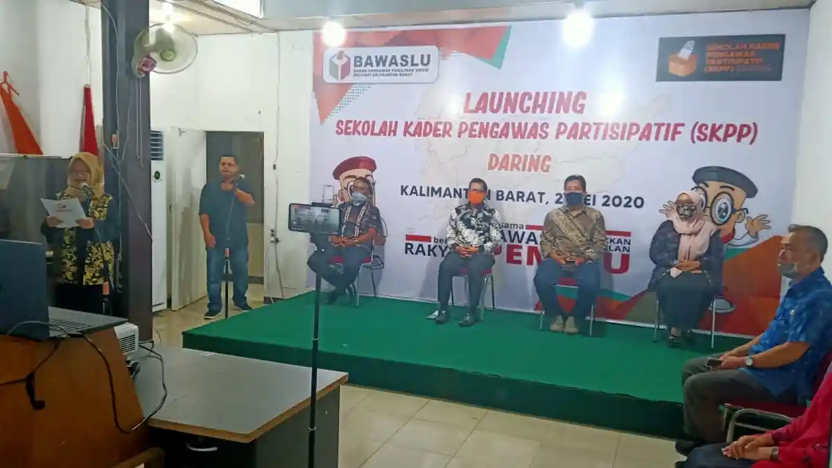 Bawaslu Kalbar Launching Sekolah Kader Pengawas Pemilu Partisipatif