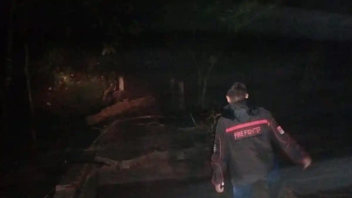 Jembatan Rusak Diterjang Banjir