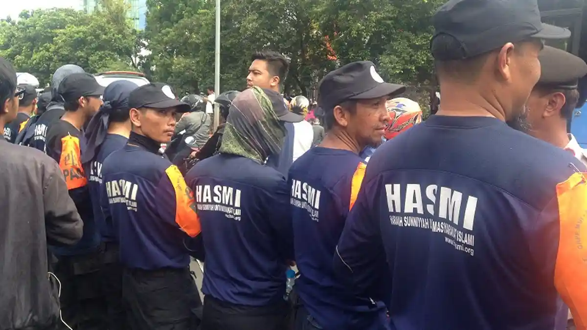 Sidang Ahok, Ormas GNPF-MUI Bahu-Membahu dengan Polisi Atur Arus Lalu Lintas
