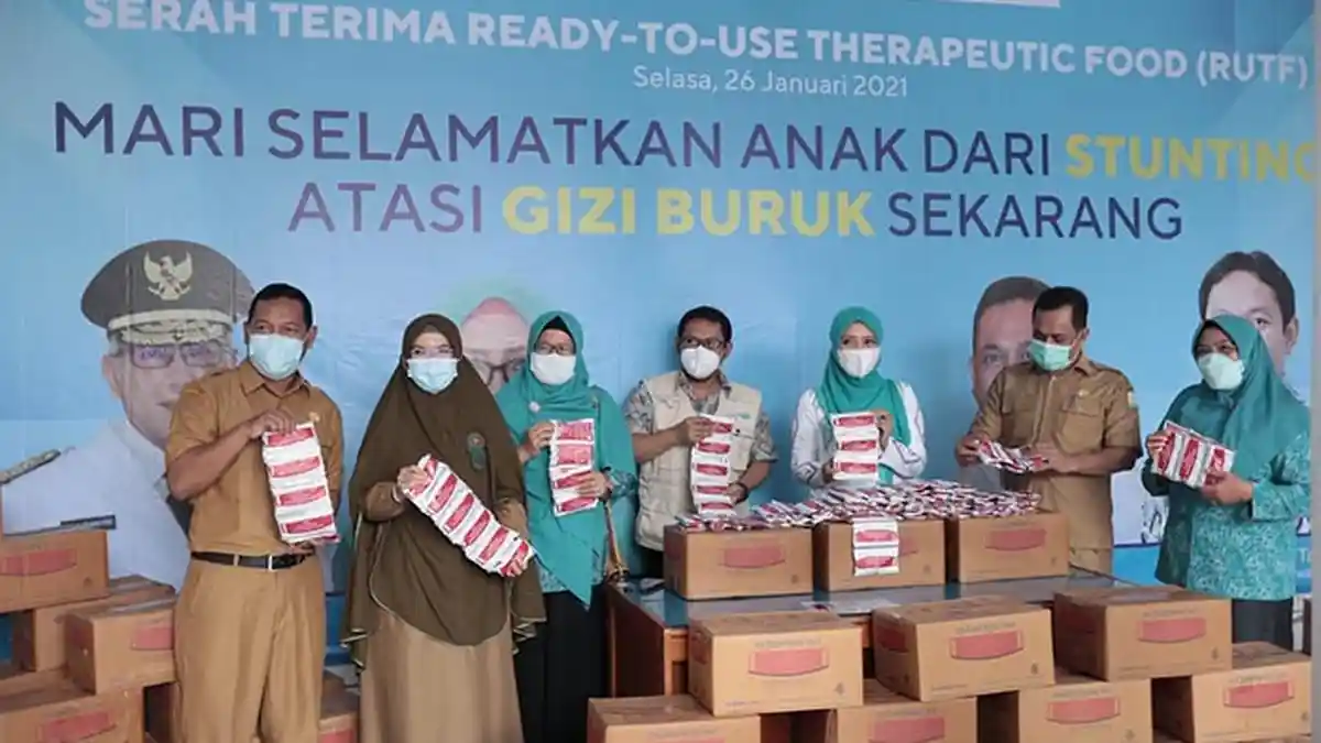 Ketua PKK Aceh Terima Logistik dari Unicef untuk Atasi Gizi Buruk