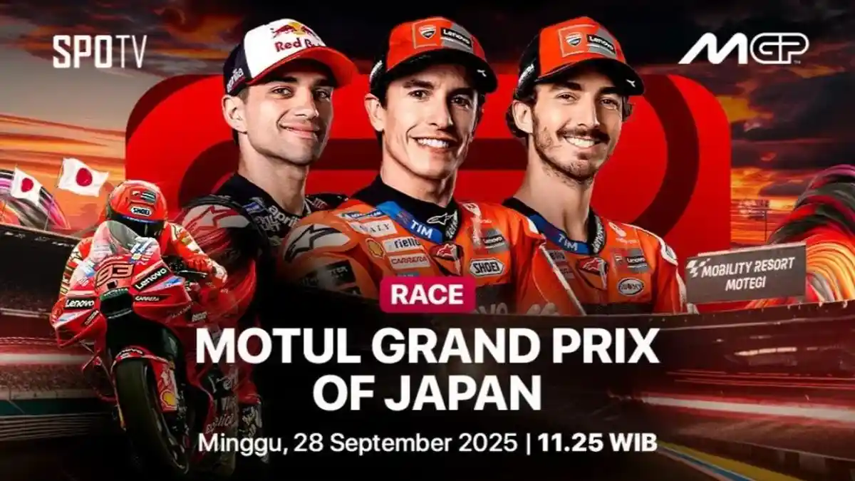Jam Tayang dan Jadwal MotoGP Jepang 2025 Siaran Langsung Trans7 Race ...
