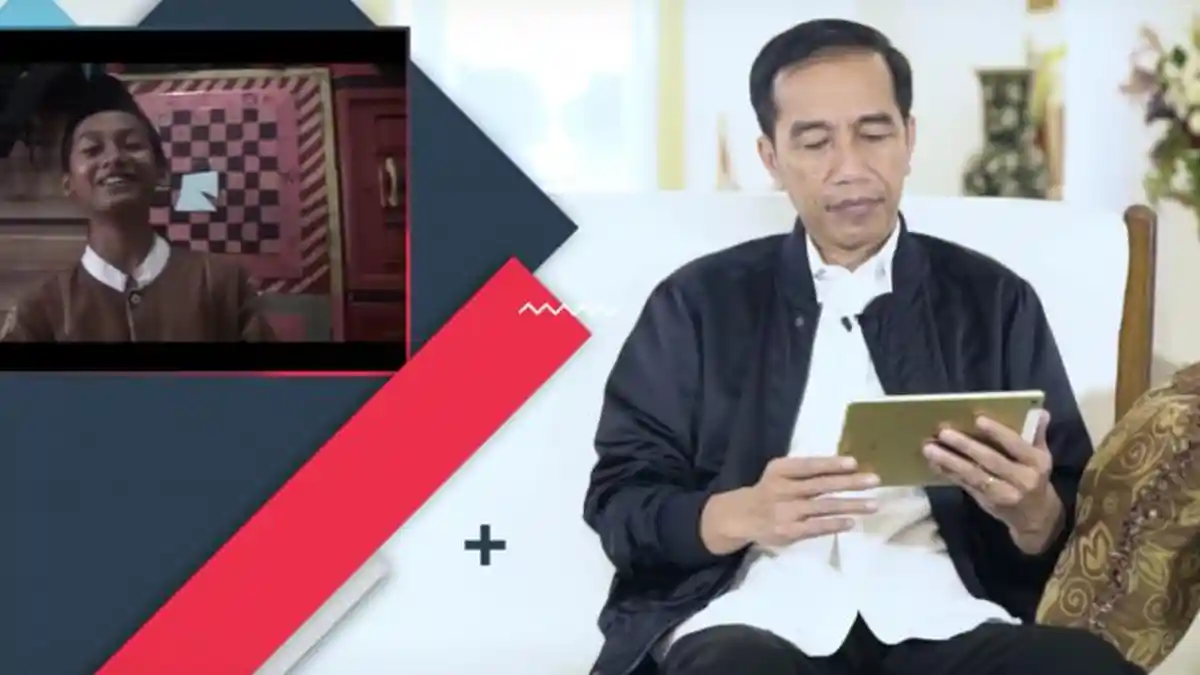 Naruto Bikin Jokowi Kebingungan lalu Tersenyum Geli