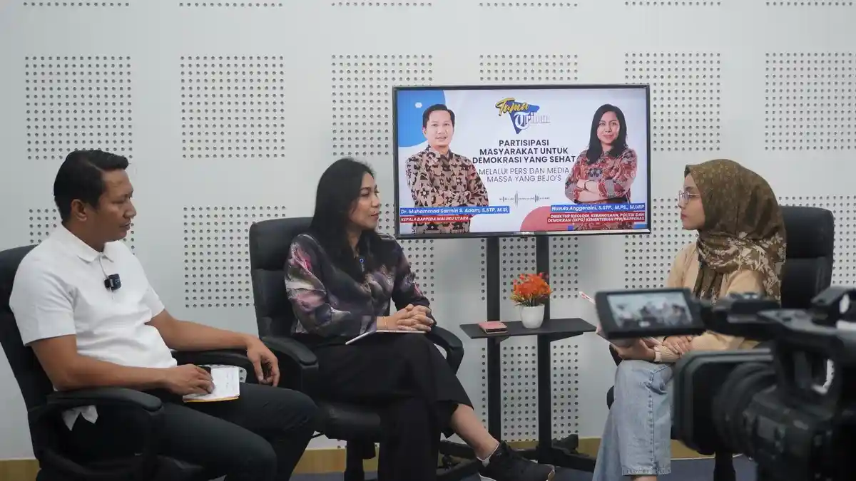 TAMU TRIBUN: Bappenas-Bappeda Maluku Utara Tekankan Demokrasi Sehat Lewat Pers BEJO’S