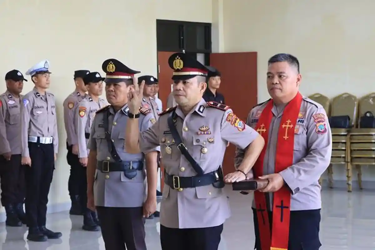 Ipda Reynold Wowor Jabat Kapolsek Nuangan Boltim