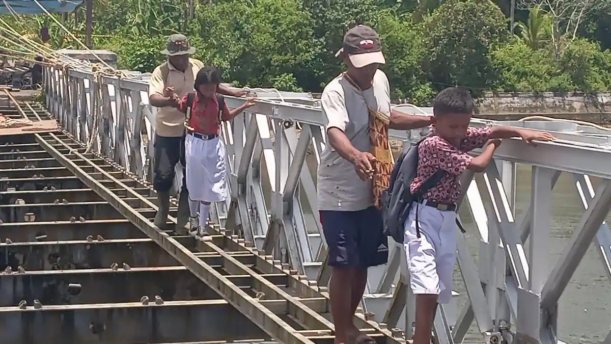 Berulang Kali Rusak, Warga Harap Perbaikan Jembatan Rumadian-Dian Malra Tuntas Berkualitas