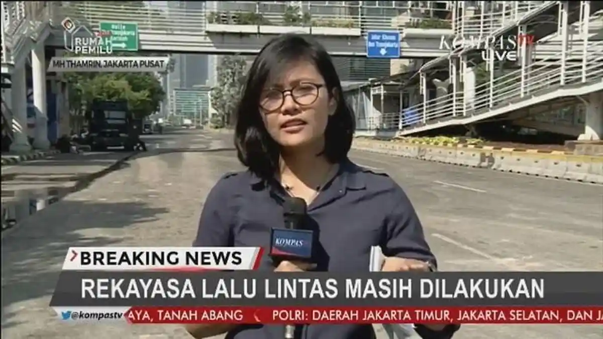 Reaksi Cindy Permadi Soal Dirinya yang Viral Saat Liput Aksi 22 Mei 2019 hingga Muncul #savecindy