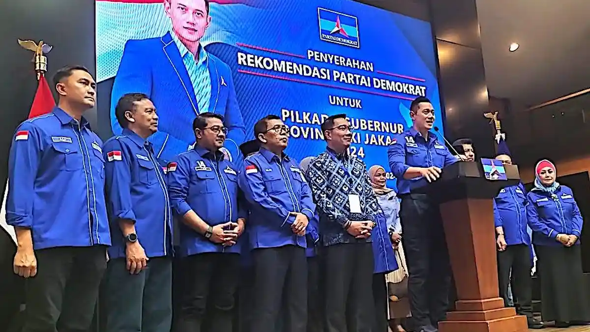Demokrat Resmi Dukung Ridwan Kamil-Suswono, Dedi Mulyadi-Erwan di Pilkada 2024
