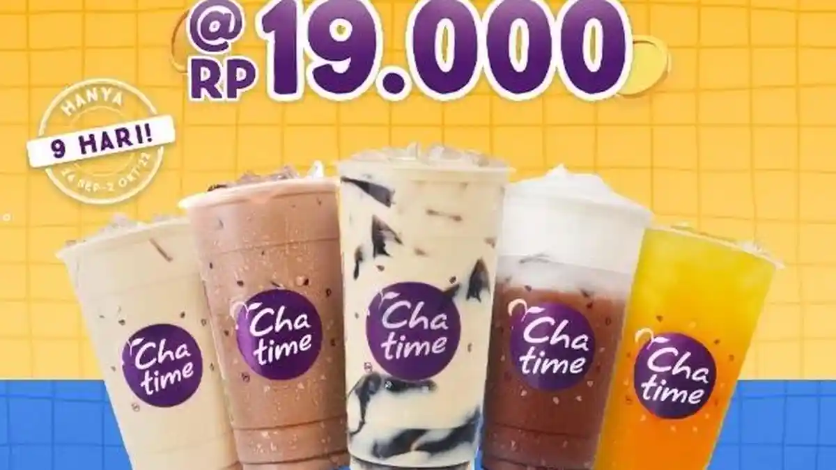 Promo Hari Ini : Promo Special Pay Day! Ada Chatime, Yoshinoya dan HokBen