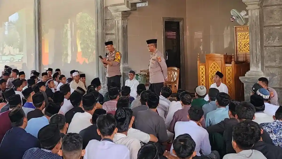 Polres Lamteng Polda Lampung Minta Pelajar Isi Ramadan dengan Hal Positif