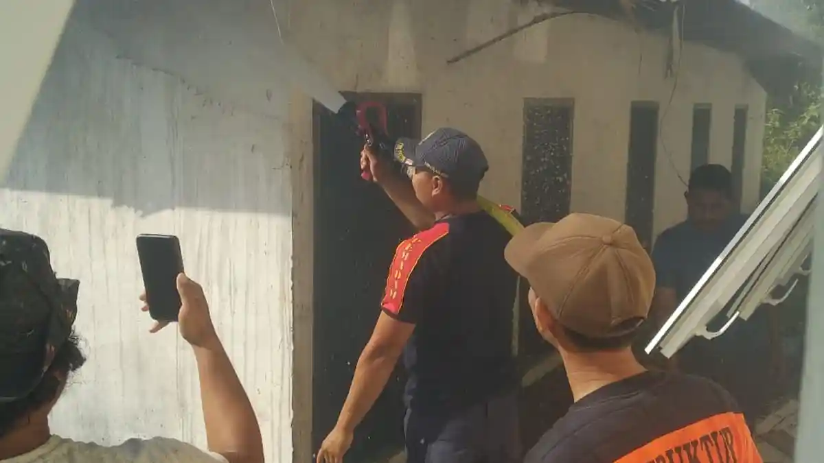 Toilet SMK-PP Negeri Saree Aceh Besar Terbakar, Api Juga Melalap Kasur Bekas