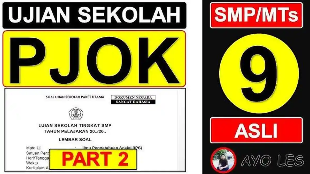 30+ Soal & Kunci Jawaban PJOK Kelas 9 SMP Semester 1: Permainan Bola Besar
