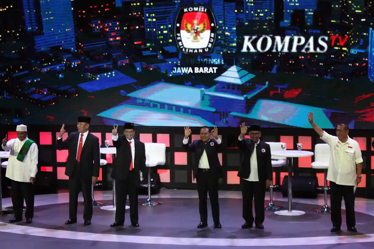 Update Hitung Cepat (Quick Count) Pilgub Jabar, Rindu Masih Memimpin, Deddy-Dedi Tempel Asyik