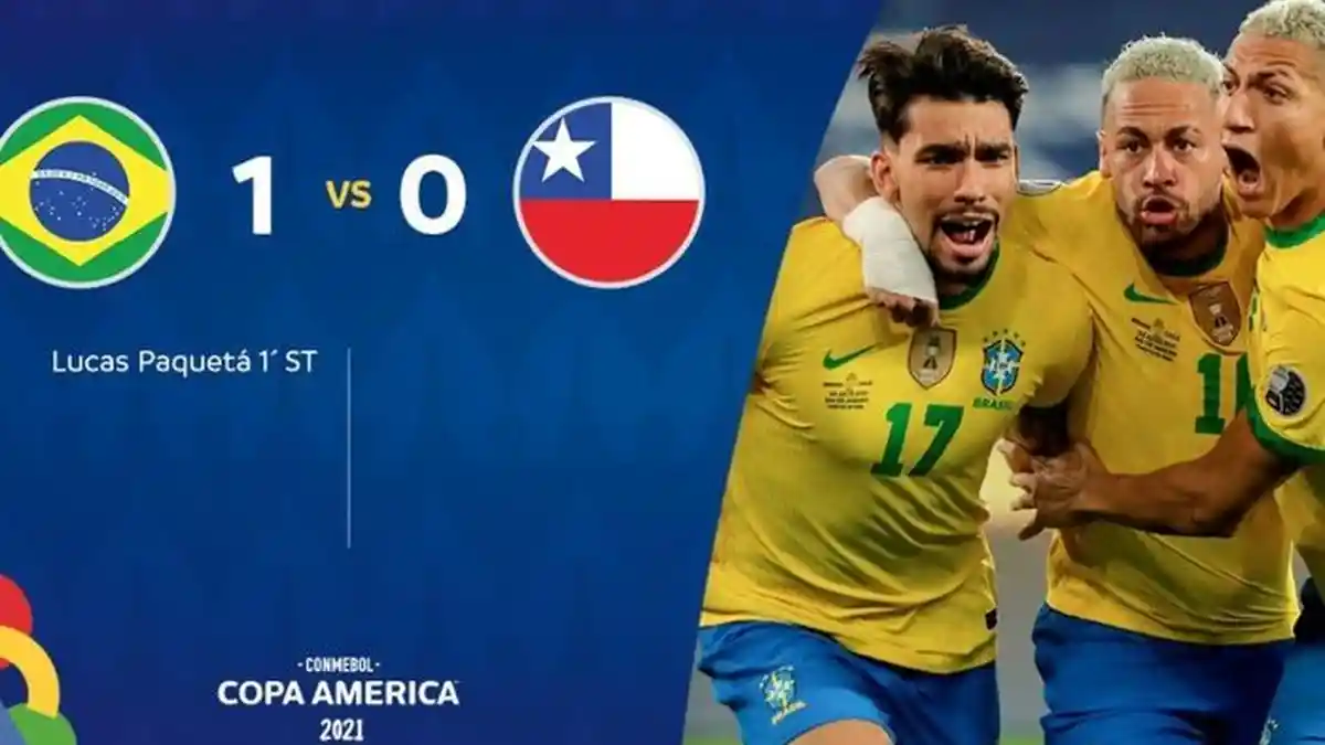 Hasil Copa America 2021 Brasil vs Chile: Gabriel Jesus Kena Kartu Merah, Tim Samba ke Semifinal