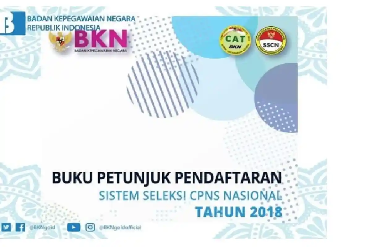 Penerimaan CPNS 2018, Berikut Buku Petunjuk Pendaftaran CPNS, Jangan Sampai Dilewatkan