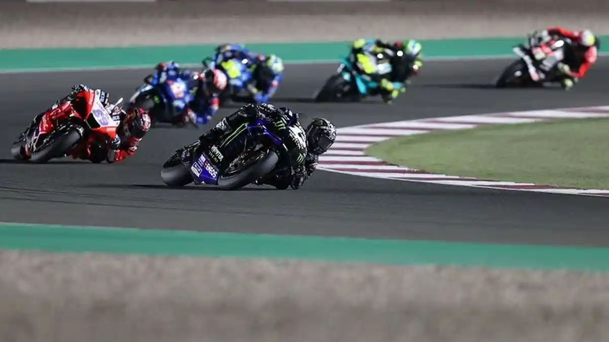 Hasil MotoGP Qatar 2021 - Maverick Vinales Finis Pertama, Valentino Rossi Tenggelam