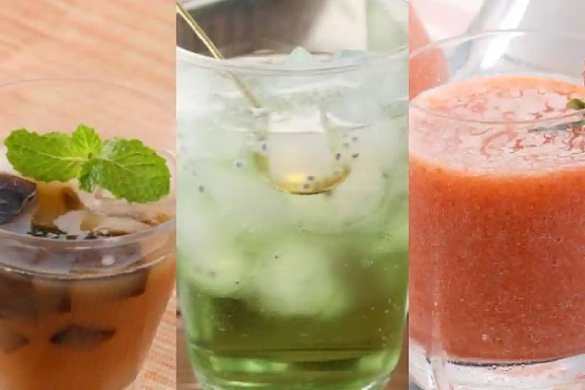 Resep Minuman Segar Buka Puasa: Es Cincau Jahe Kapucino, Apple Mint, dan Jus Stroberi Jeruk Nipis