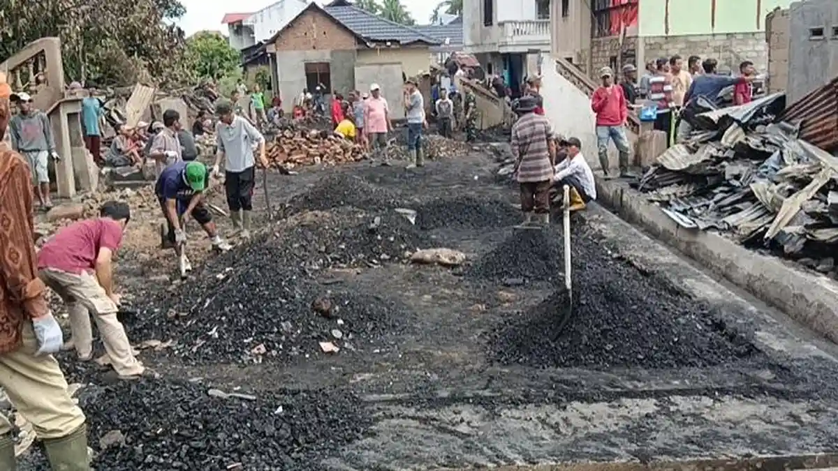 Update Kebakaran di Kinari Solok, Wali Nagari Catat Kerugian Capai Rp. 10,2 Miliar