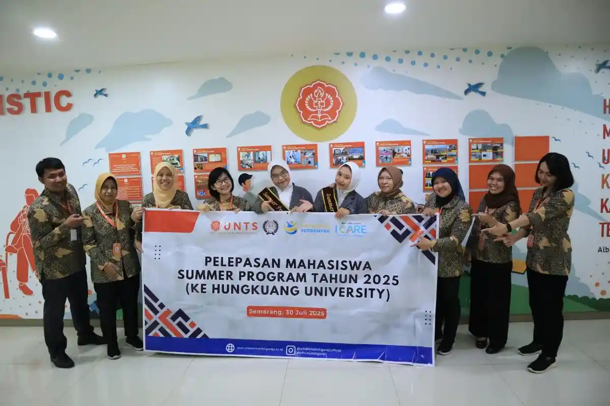 Dua Mahasiswa Universitas Telogorejo Semarang Ikuti Summer Program di Hungkuang University Taiwan