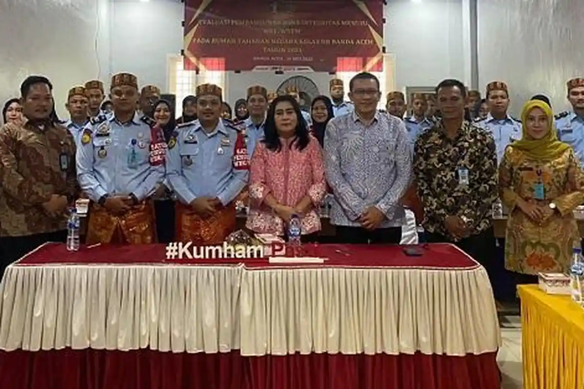 Menuju WBK, Rutan Banda Aceh Ikuti Evaluasi dan Penilaian Oleh Tim Penilai Itjen Kemenkumham RI