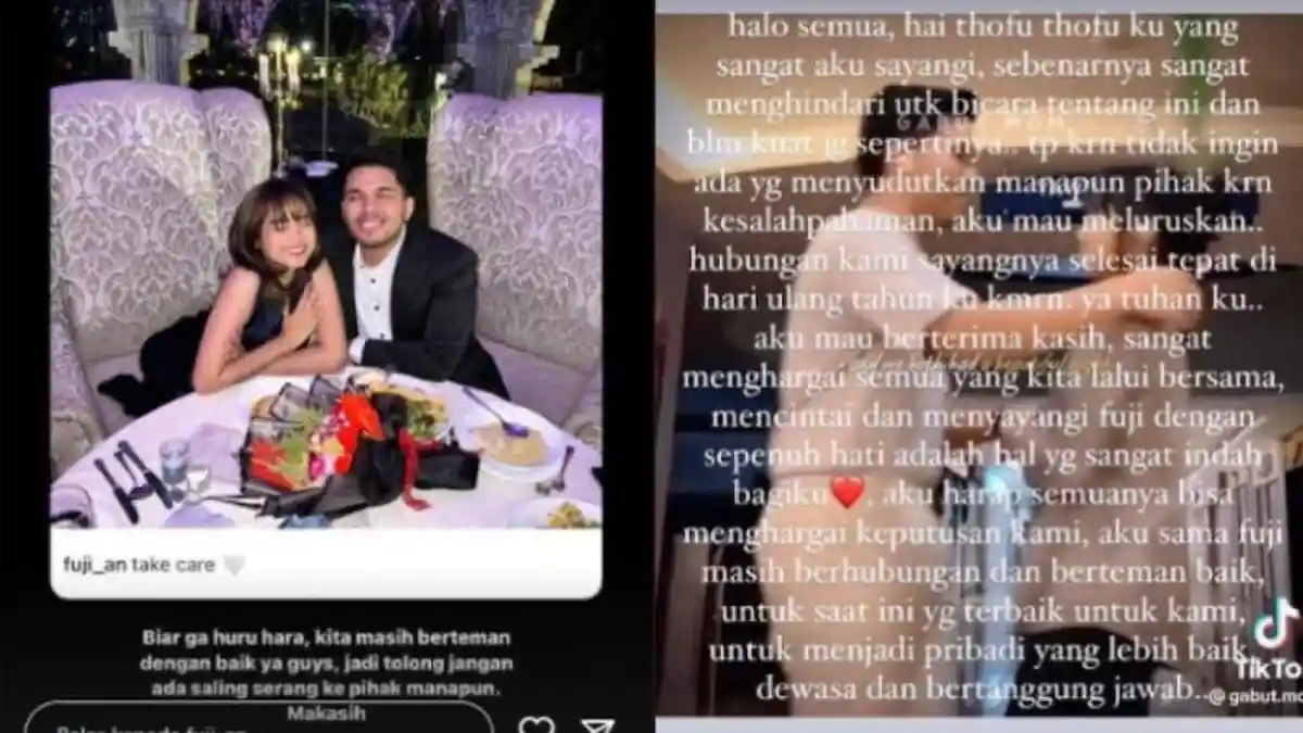 Fuji dan Thariq Halilintar Putus, Keduanya Mengaku Tetap Berteman Baik