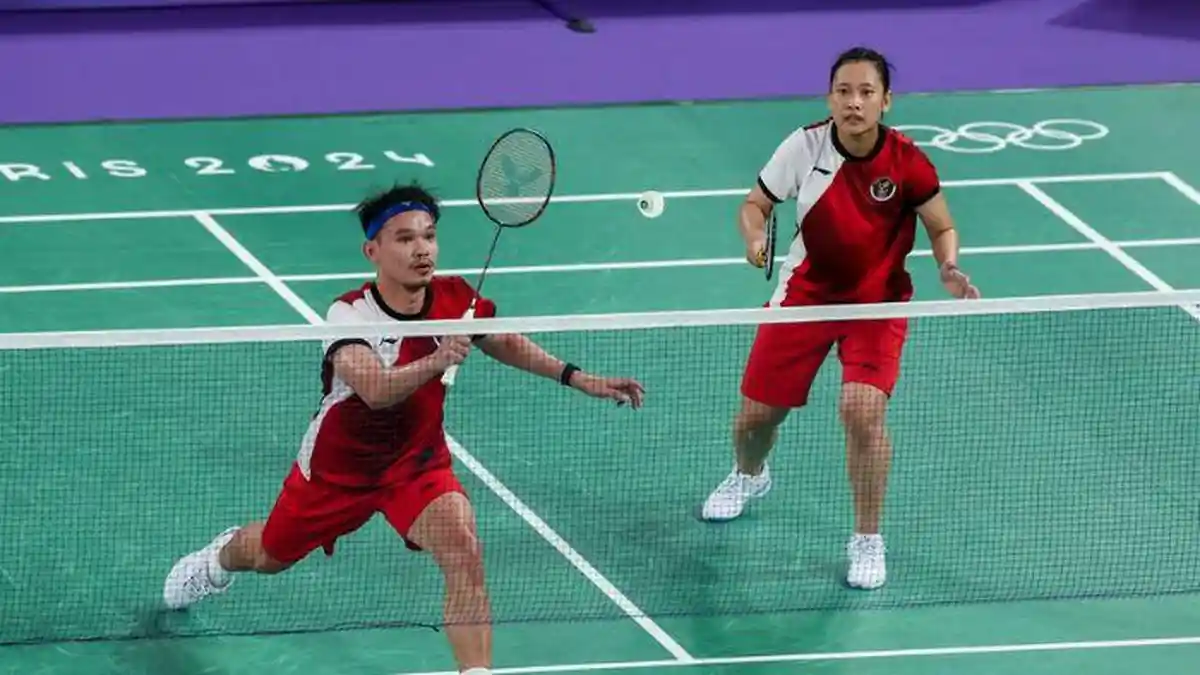 Olimpiade Paris: Live Skor Rinov/Pitha Hadapi Pasangan Tuan Rumah, Sejauh Ini Ranking 2 Grup A
