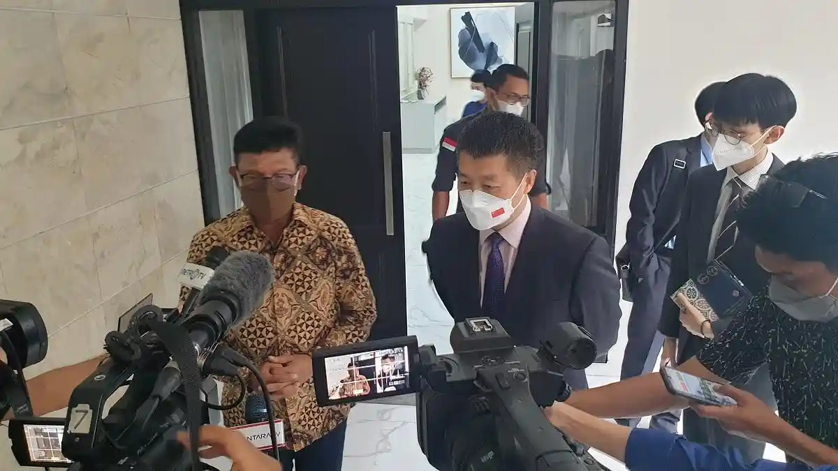 Bertemu Dubes China di Rumah Dinas, Menkominfo Ajak Tingkatkan Kerja Sama di Bidang TIK