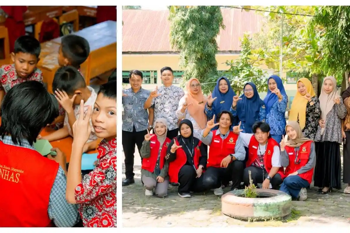 Mahasiswa Unhas Ajak Siswa SD di Kajang Belajar Membaca dengan Cara Kreatif dan Menyenangkan
