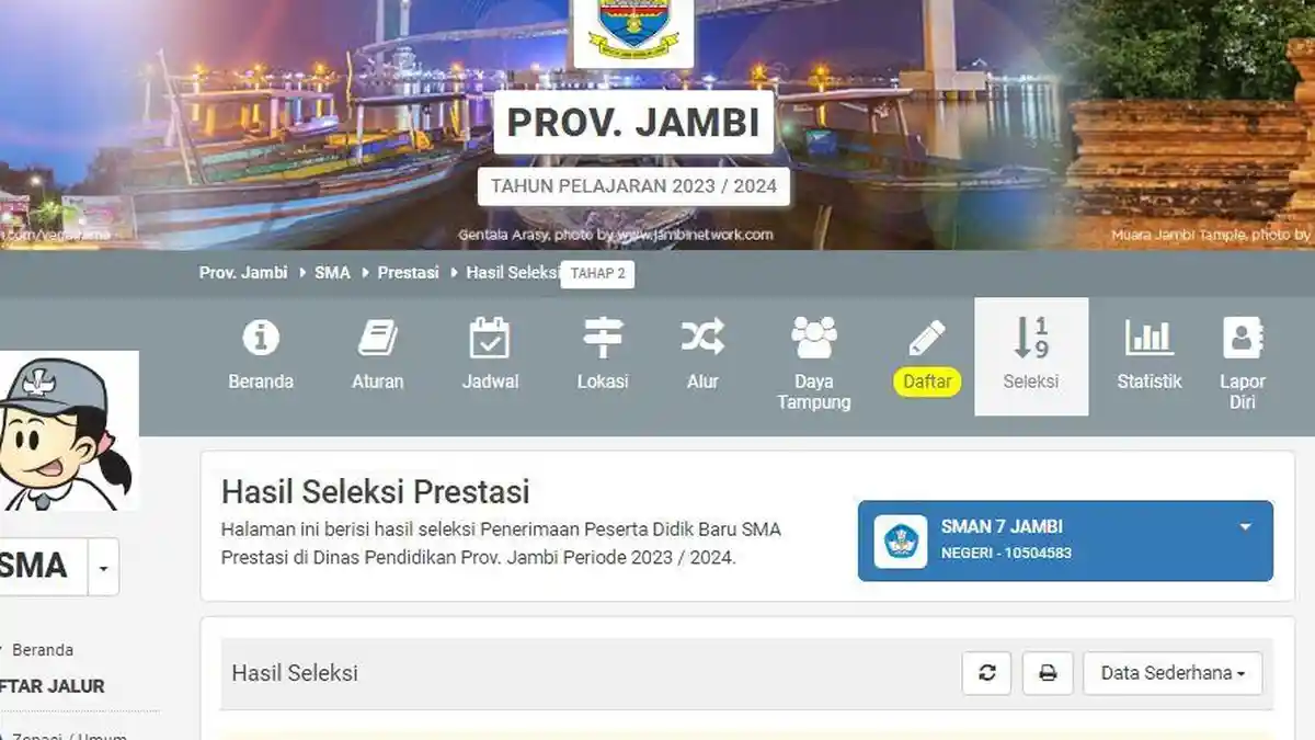 Cara Cek Pengumuman PPDB SMA/K Jambi Tahap 2, Diumumkan Hari Ini
