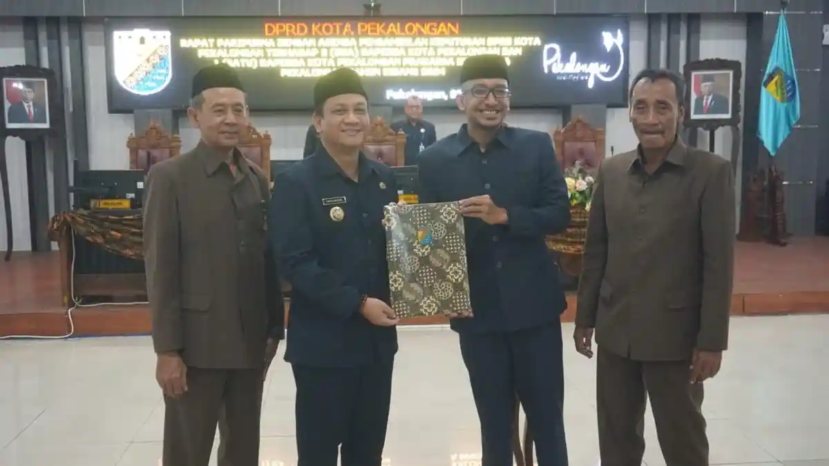 DPRD Kota Pekalongan Setujui 3 Raperda Jadi Perda, Diantaranya Tentang Susunan Perangkat Daerah
