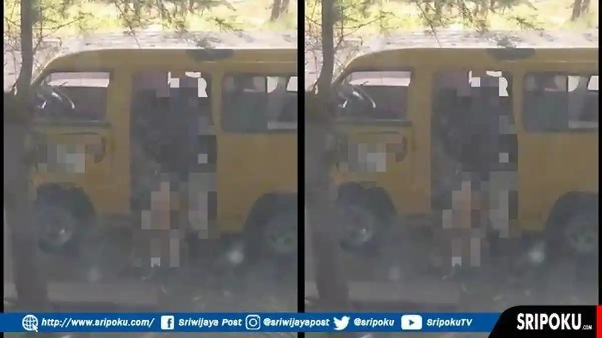 Viral Video Sopir Angkot Pakai Celana Pendek Sambil Pangku Perempuan