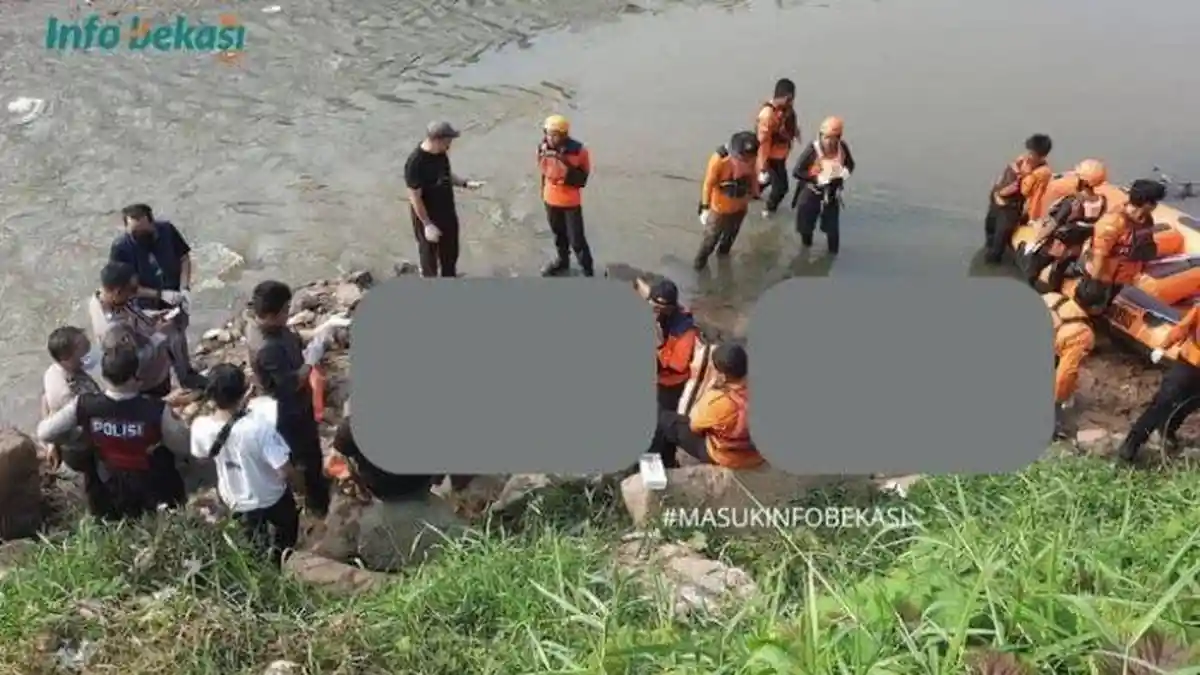 Cari Kucing, Warga Temukan Tujuh Mayat Mengambang di Kali Bekasi Jawa Barat