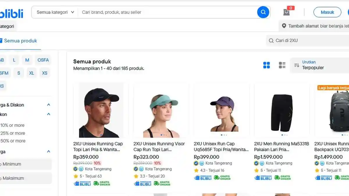 Beli Pakaian Olahraga Di 2XU Official Store Indonesia