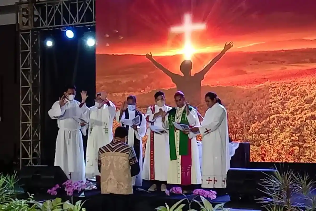 Uskup Atambua Pimpin Ibadat Launching Album Rohani Lagu Cinta dari Timor