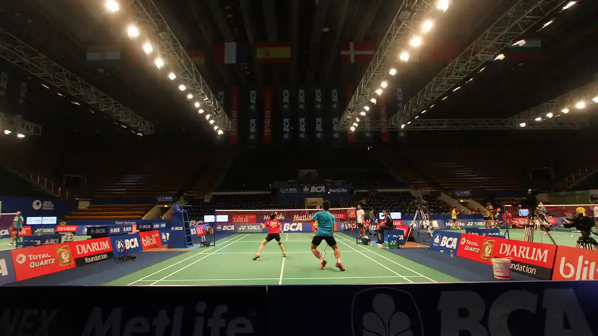Turnamen Bulutangkis Indonesia Open Sedot Penonton