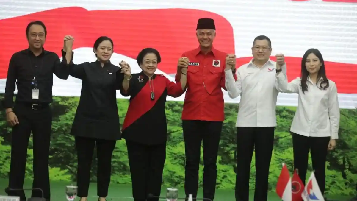 Hary Tanoe Sebut Ganjar Pranowo Masih Muda dan Berkomitmen, Perindo Gabung dengan PDIP