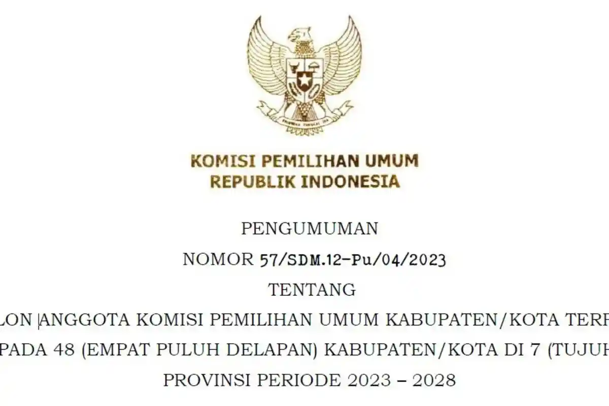 5 Anggota KPU Kabupaten Rejang Lebong Terpilih Didominasi Wajah Baru, Infonya Dilantik Besok