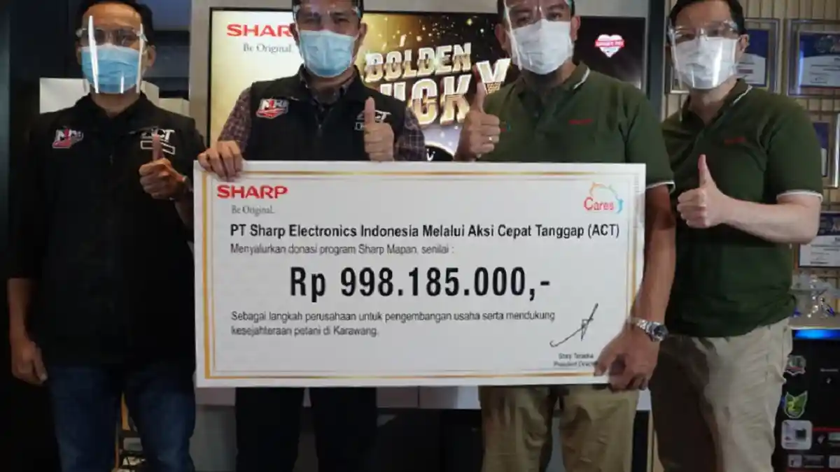 Tingkatkan Kesejahteraan Petani, Sharp Indonesia Luncurkan Program Sharp Mapan