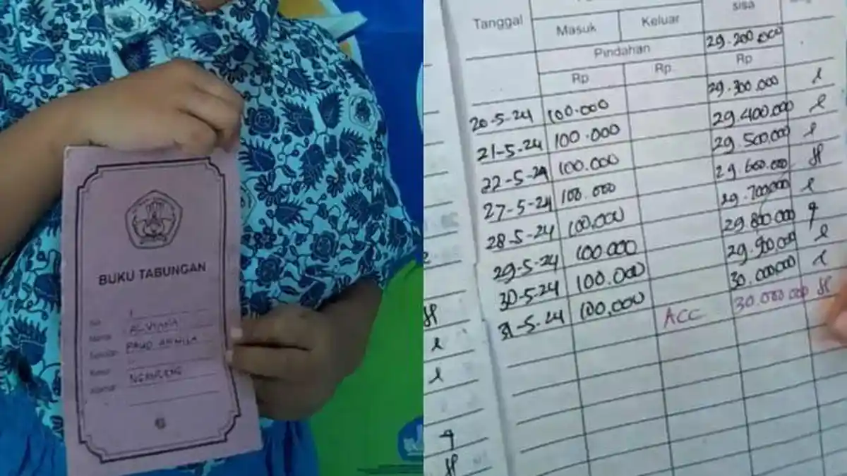 Tiap Hari Setor Rp100 Ribu, Bocah PAUD Punya Tabungan Rp30 Juta Jadi Sorotan, Uang Disimpan Guru