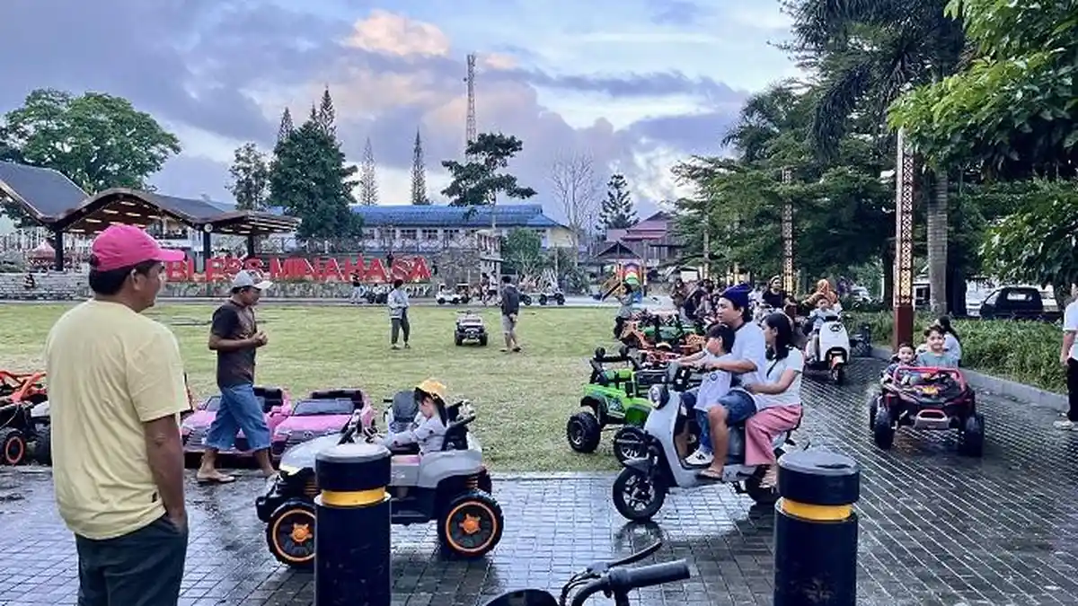 Potret Taman God Bless Minahasa, Objek Wisata Jadi Pilihan Warga di Momen Libur Bersama Keluarga