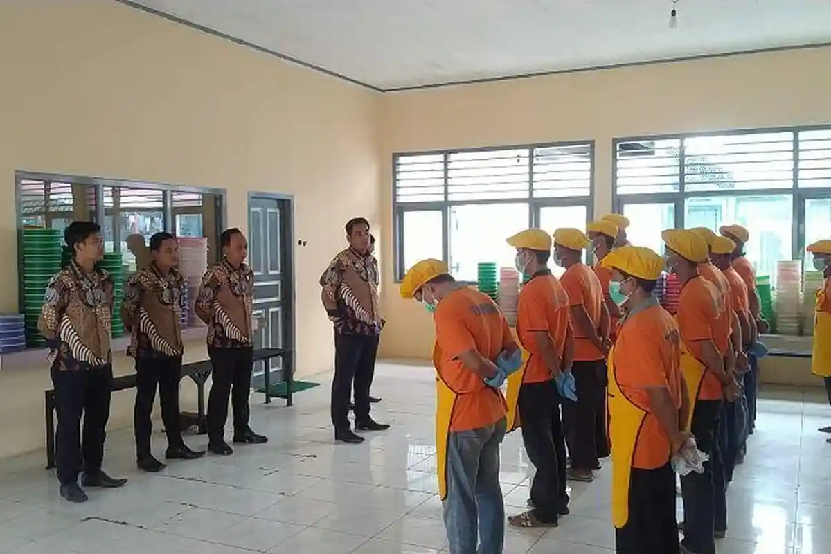 Dapur Lapas Kota Agung Lampung Wajib Beri Makan Napi sesuai Aturan